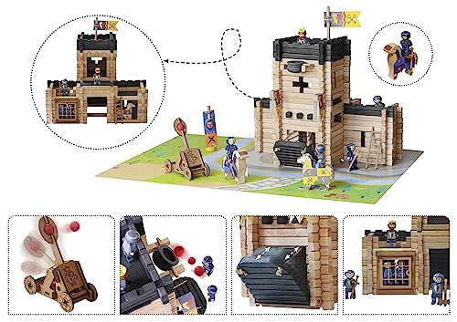 Château Fort et Catapulte - 20 pièces - Jeux de Construction
