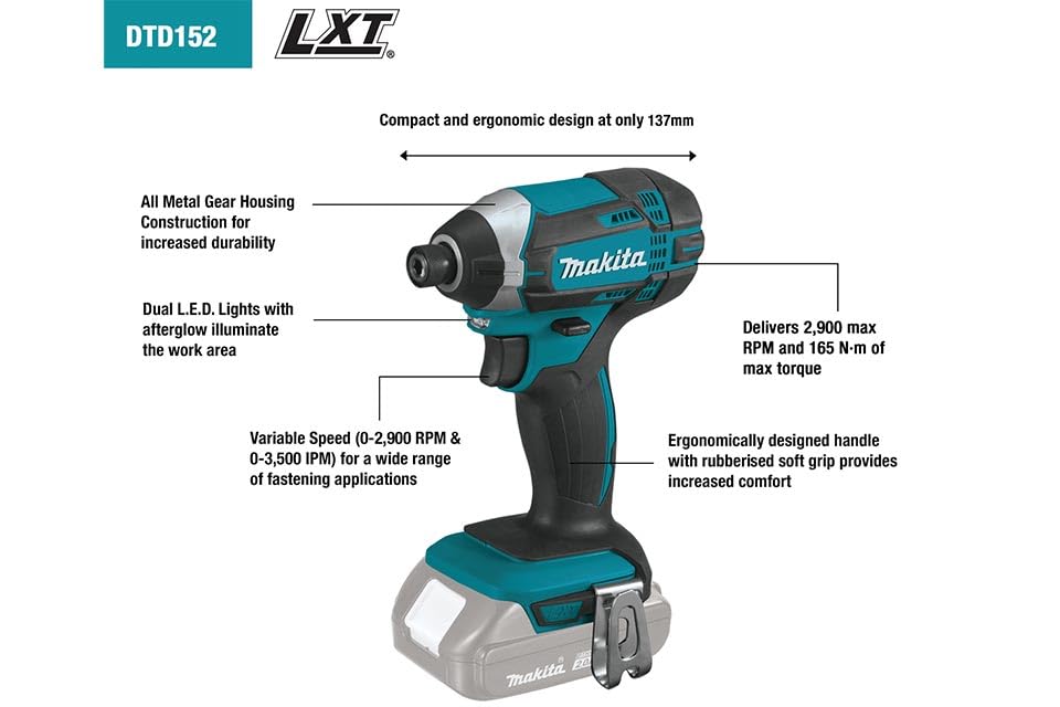 Visseuse à Chocs Makita 18 V Li-Ion 165 Nm