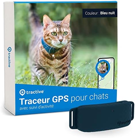 Tractive Collier GPS Chat Mini – Localisation et Moniteur d'Activité