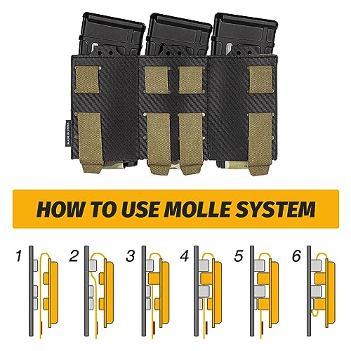 Porte-Chargeur de Fusil avec Plaque en PP fibre de carbone