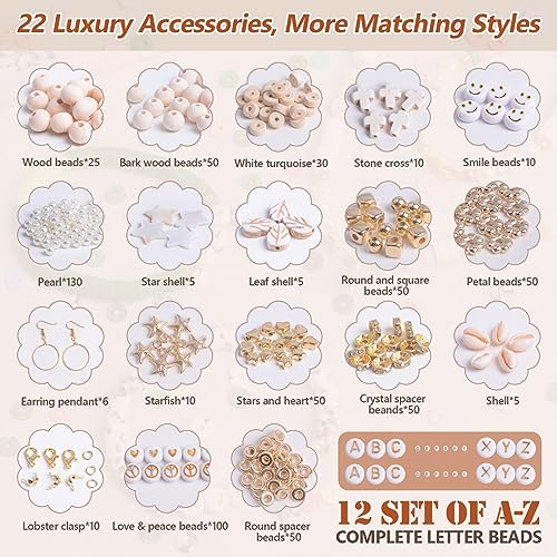 Kit de Perles pour Bracelet - 11000+ Perles Heishi