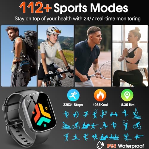 Montre Connectée Homme Femme avec Appel