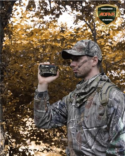 Télémètre de Chasse 1200 mètres, Camo Imperméable à l'eau, 6X 25mm.