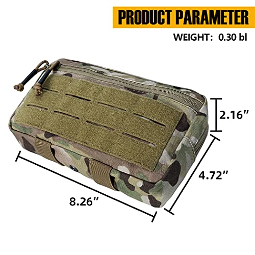 Sac de Transport Tactique Molle Sub Abdominal avec Crochet et Boucle pour Gilet