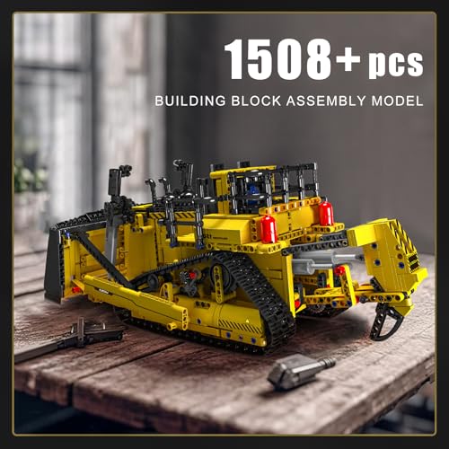 Jouets Cadeaux Bulldozer, Camion Télécommandé avec Moteurs
