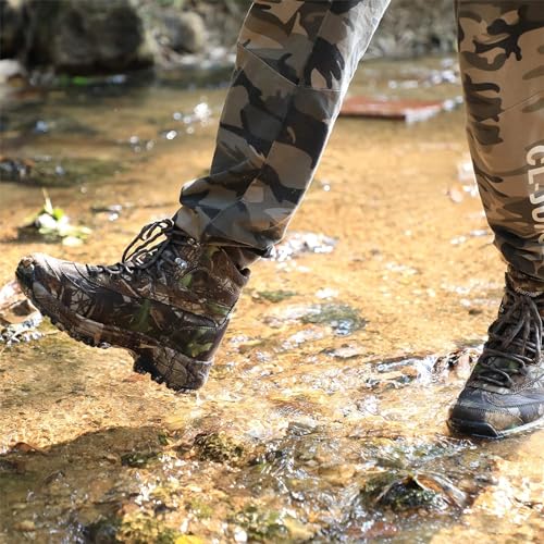 Chaussures de randonnée camouflage imperméables et antidérapantes
