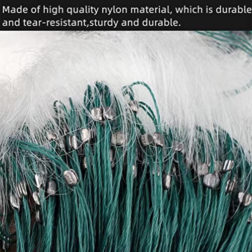 Filet de Pêche Pliable - 1m x 20m avec Flotteur et Maille à 3 Doigts