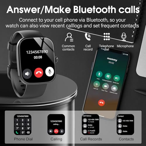 Montre Connectée Homme Femme avec Appel