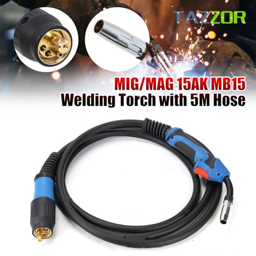 Torche de Soudage MIG MAG MB15 AK - 5 mètres avec Connexion EURO
