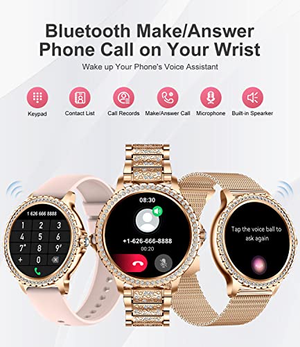 LIGE Montre Connectée Femme avec Appel
