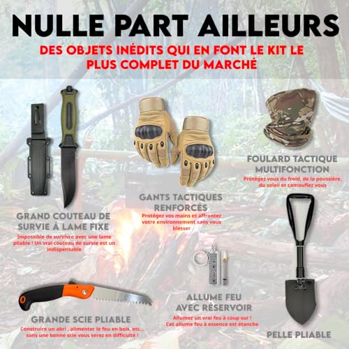 Kit de Survie Militaire Complet XXL