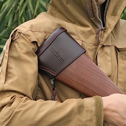 Tourbon Extension de Crosse en Cuir Véritable pour Fusil