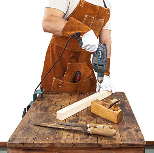 Tablier de Soudeur DIMWELD en Cuir - Protection et Praticité