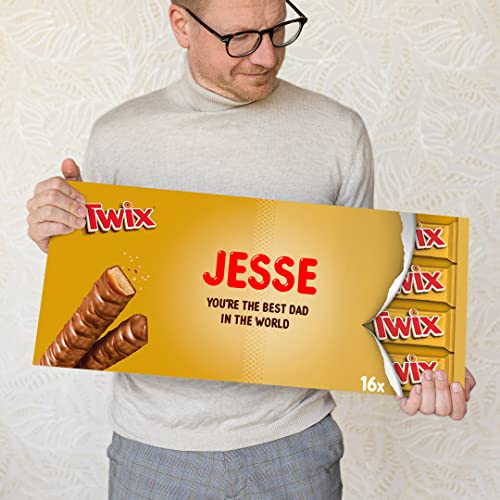Barre de chocolat Twix XXL personnalisée