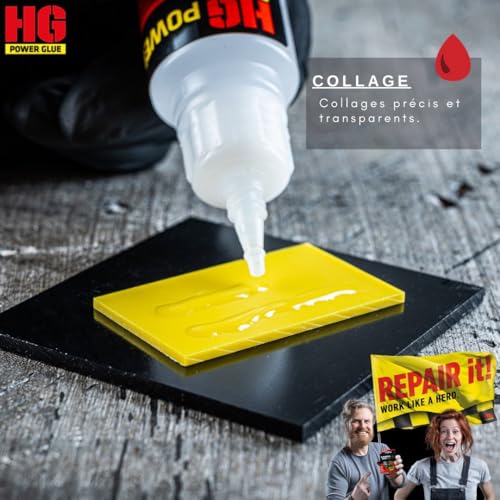super glue extra forte - colle pour plastique caoutchouc pierre céramique verre bois