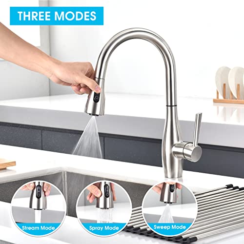 CREA Robinet de cuisine avec douchette extractible