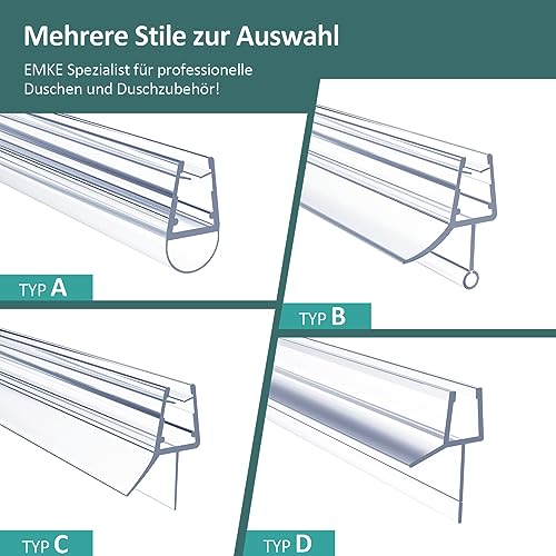 EMKE Joint de rechange pour porte de douche