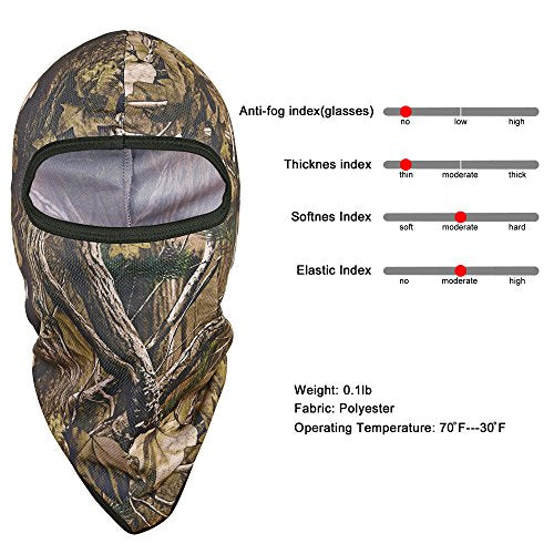 Chasse Cagoule Sport Visage Masque Camo,Coupe-Vent