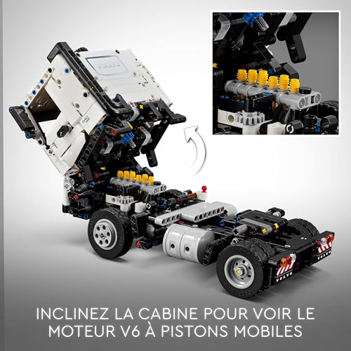LEGO Technic Camion Volvo FMX et Pelleteuse électrique EC230, 42175 pièces