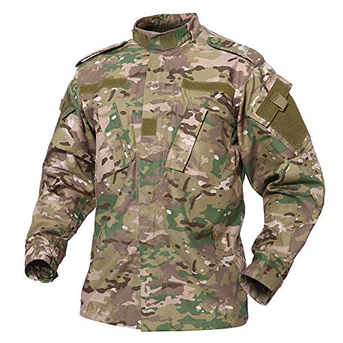 Uniforme militaire BDU, veste + pantalon motif camouflage, idéal pour la chasse,
