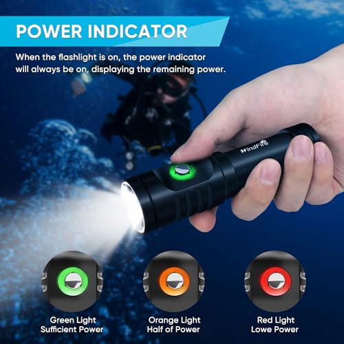 Lampe de Plongée Rechargeable WINDFIRE 3000LM