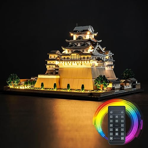 Kit d'éclairage télécommandé pour Lego 21060 Le château de Himeji (Pas Lego), Kit d'éclairage LED