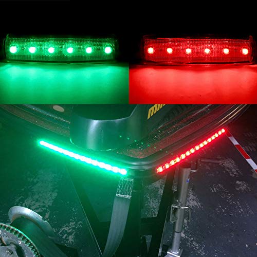 Lot de 4 Lampes de Navigation à LED pour Bateau 12V