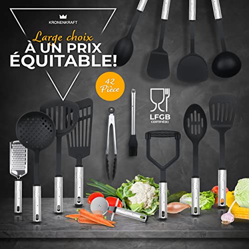 Set d'ustensiles de cuisine de 42 pièces
