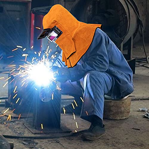 Casque de Soudure CDIYTOOL en Cuir de Vachette