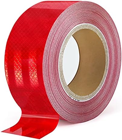 XFXIA Ruban Réfléchissant Jaune et Rouge 10m x 5cm
