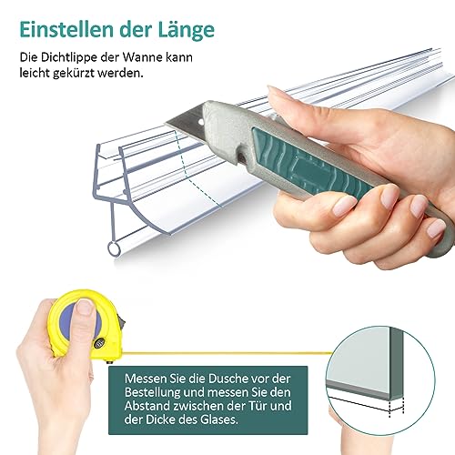 EMKE Joint de rechange pour porte de douche