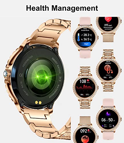 LIGE Montre Connectée Femme avec Appel