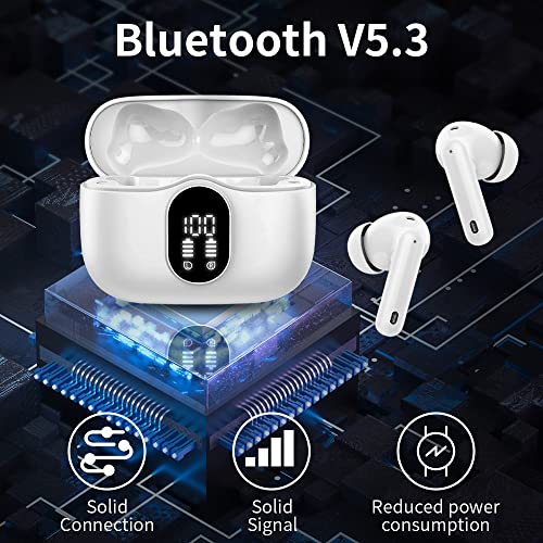 Bluetooth 5.3 sans Fil avec Réduction Antibruit