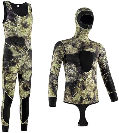 Combinaison de Chasse sous-Marine avec Poignets en Cuir Lisse