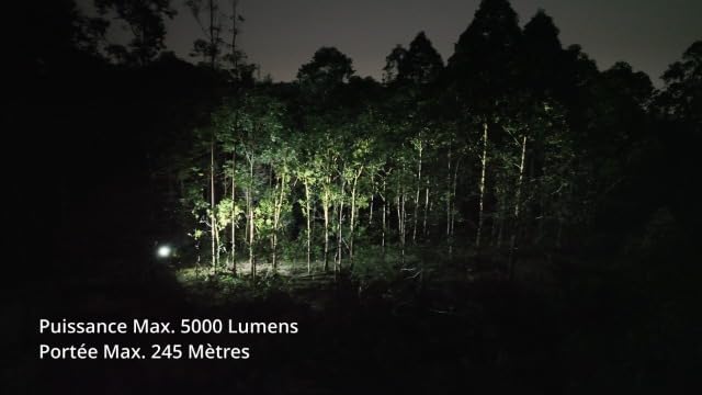 OLIGHT Prowess Lamp Torche d'Éclairage Bidirectionnel 5000 Lumens 245 Mètres Charge Type-C