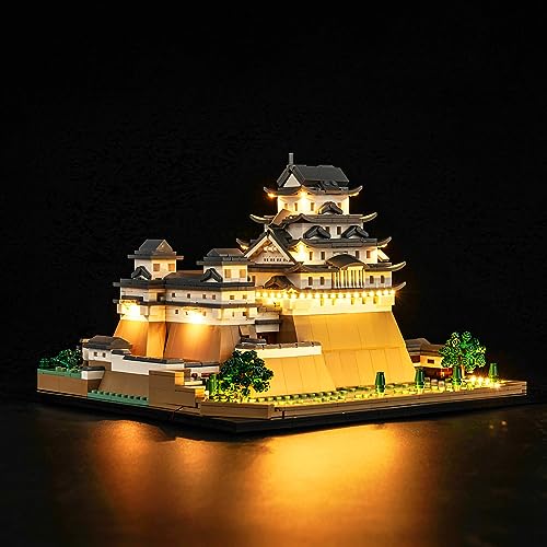Kit d'éclairage télécommandé pour Lego 21060 Le château de Himeji (Pas Lego), Kit d'éclairage LED
