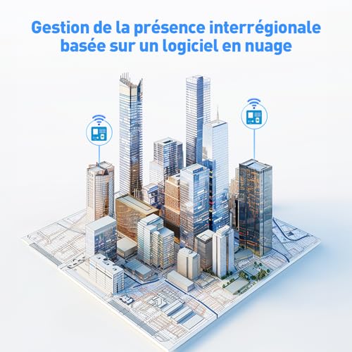 NGTeco WiFi Pointeuse Horaire en Nuage