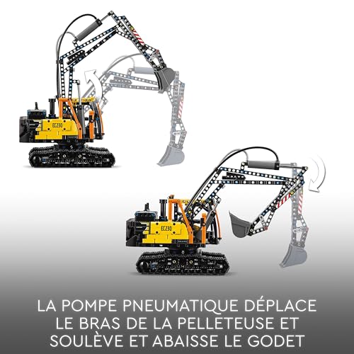 LEGO Technic Camion Volvo FMX et Pelleteuse électrique EC230, 42175 pièces