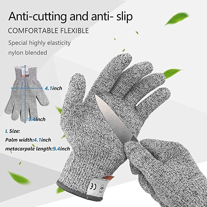 Coffret Couteau à Huîtres avec Gant Anti-Coupures