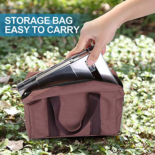 Réchaud à Bois Portable en Acier Inoxydable