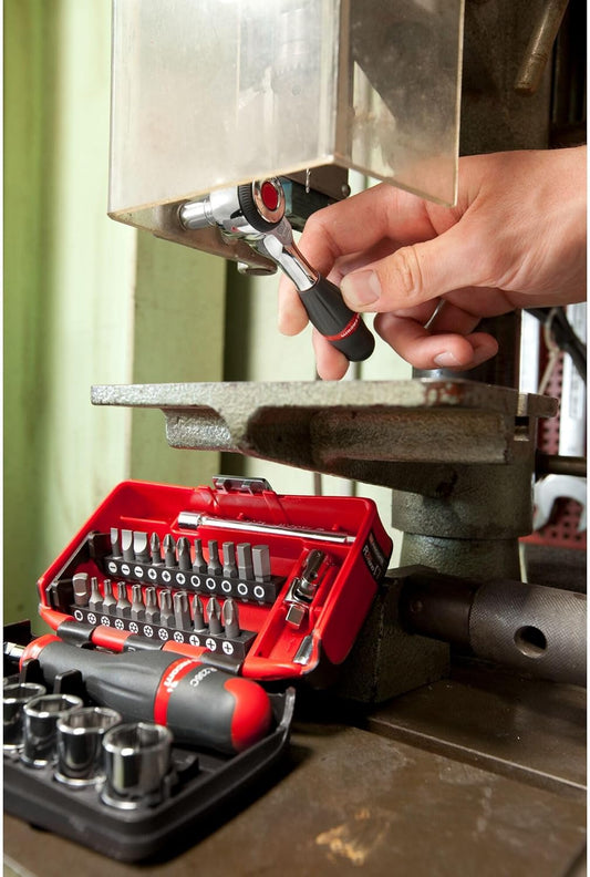 Coffret Compact de Serrage et Vissage Complet NANO 38 Pièces