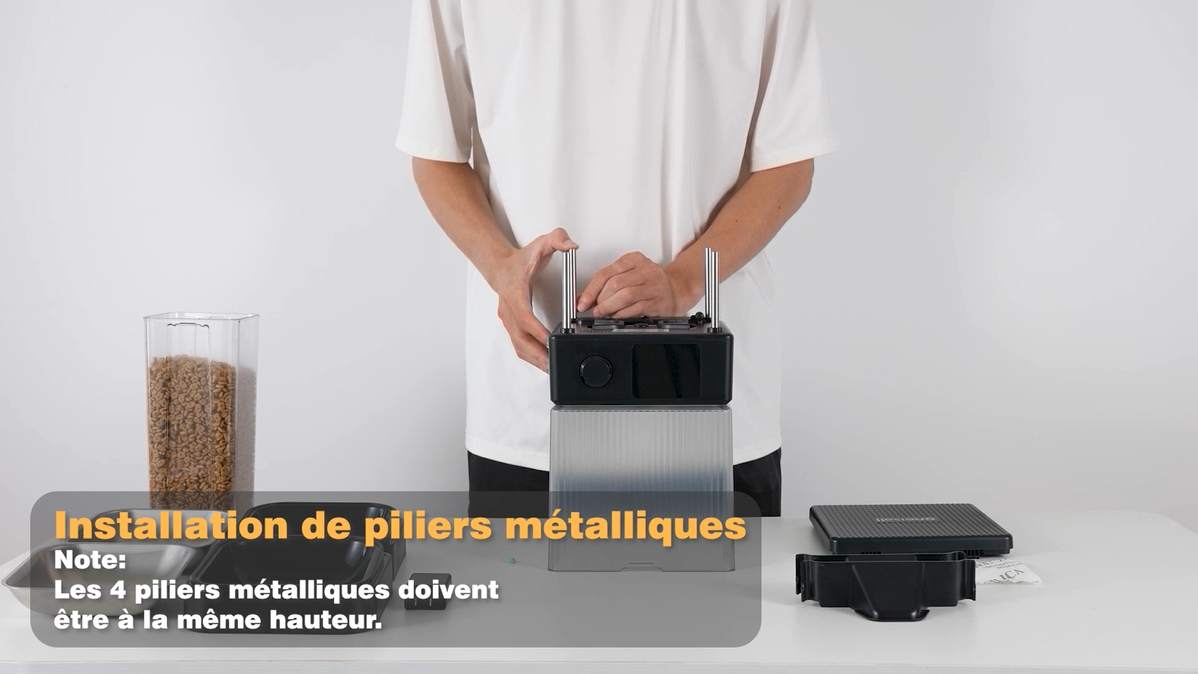 Distributeur Croquettes Chat Automatique 2 Bols