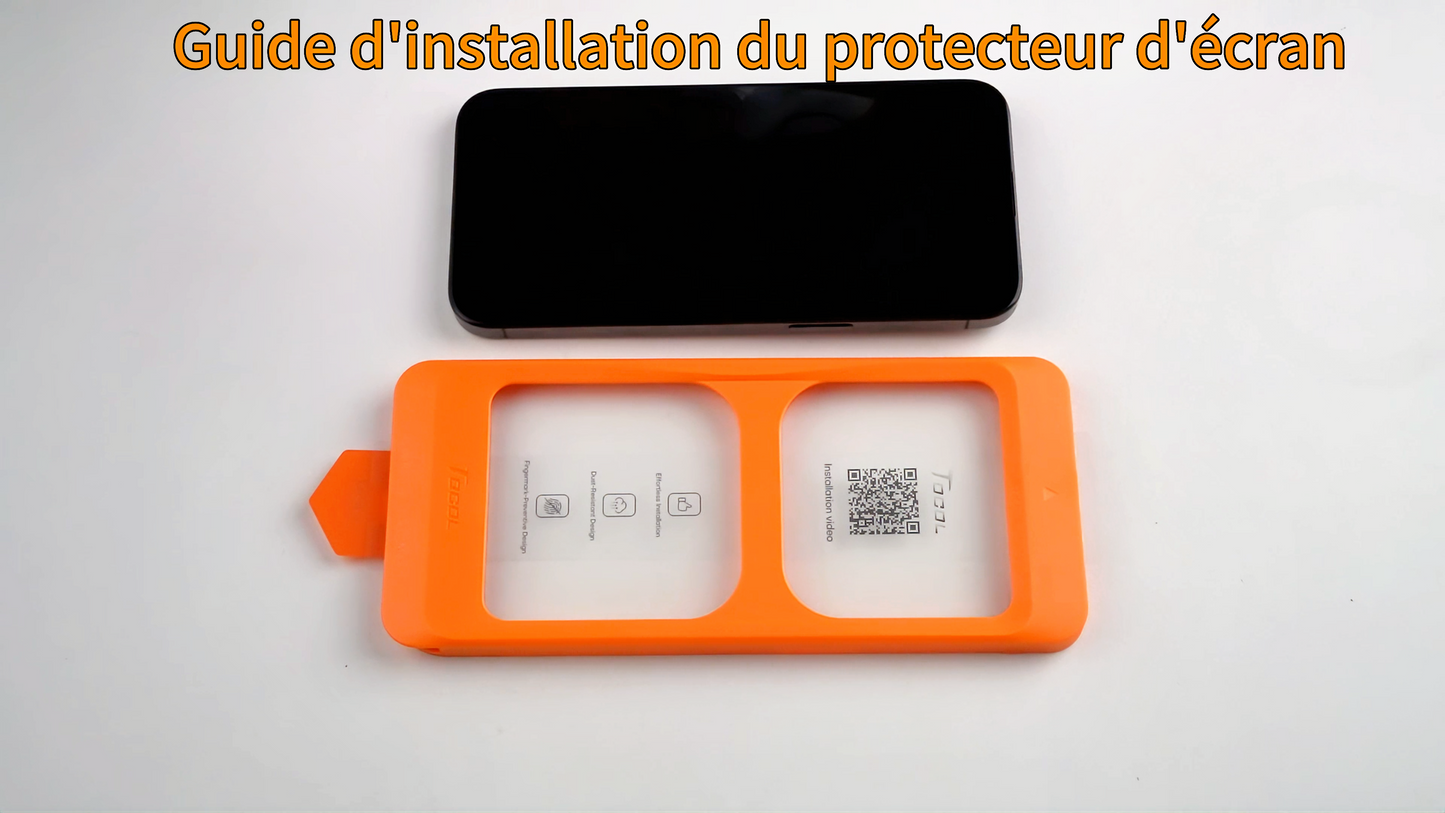 TOCOL 2 Pièces Verre Trempé pour iPhone 15 Pro Max Couverture Complète, Installation Automatique, Dureté 9H Résistant aux Rayures, Sans Bulles, Protection écran pour iPhone 15 Pro Max