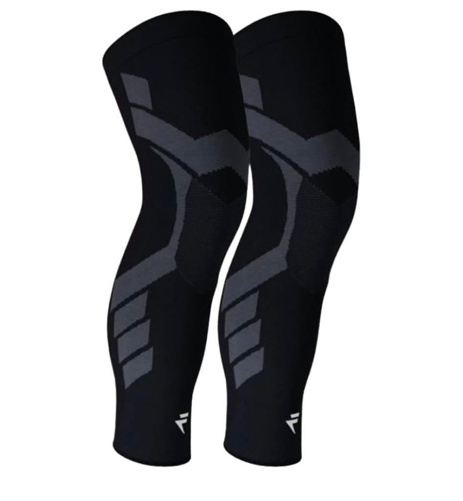 Flytex - Maintiens de Compression V2 - Soulagement Douleurs & Blessures aux Genoux - Arthrose, Menisque Fissuré, Ligament Croisé, Essui-Glace - Idéal pour Running, Rando, Vélo, Fitness, Basketball, L, XL