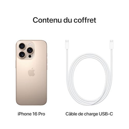 Apple iPhone 16 Pro (1 to) - Titane Sable
