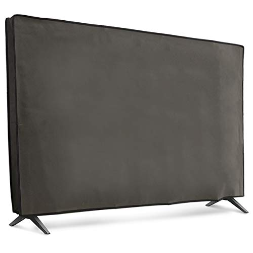 Housse écran TV Compatible avec 55" TV - Protection d'écran télévision - Gris foncé