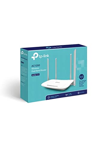 TP-Link ARCHER C50 V6 Routeur WiFi AC 1200 Vitesse sans fil jusqu’à1200 Mbps - Dual-band - 5 ports (Ethernet 4 ports ) - 4 antennes externes - Support contrôle parental