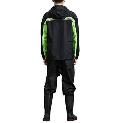 Ynport Crefreak - Combinaison imperméable à Capuche - Extérieur Homme/Femme - Étanche à l'eau de Pluie -Camouflage