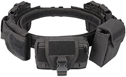 Ceinture Militaire multifonctions avec 5 Pochettes