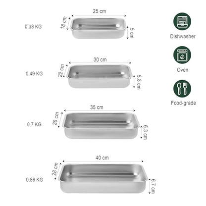 Plat à Four en Acier Inoxydable